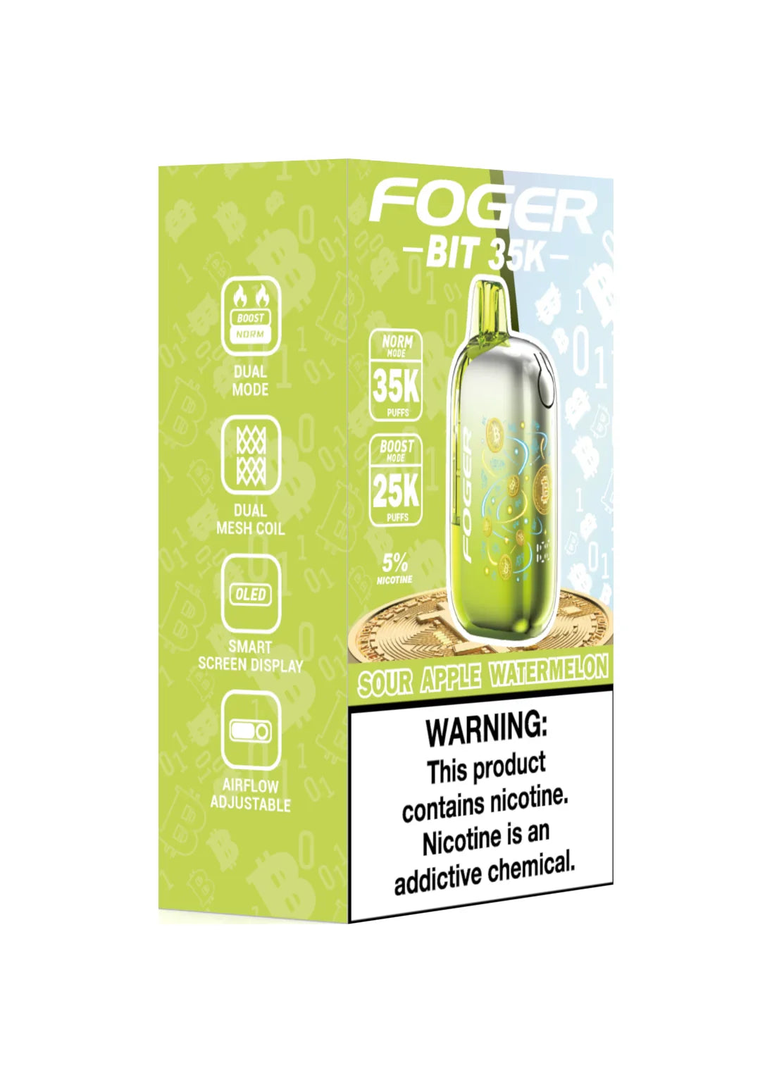 FOGER BIT SOUR APPLE WATERMELON