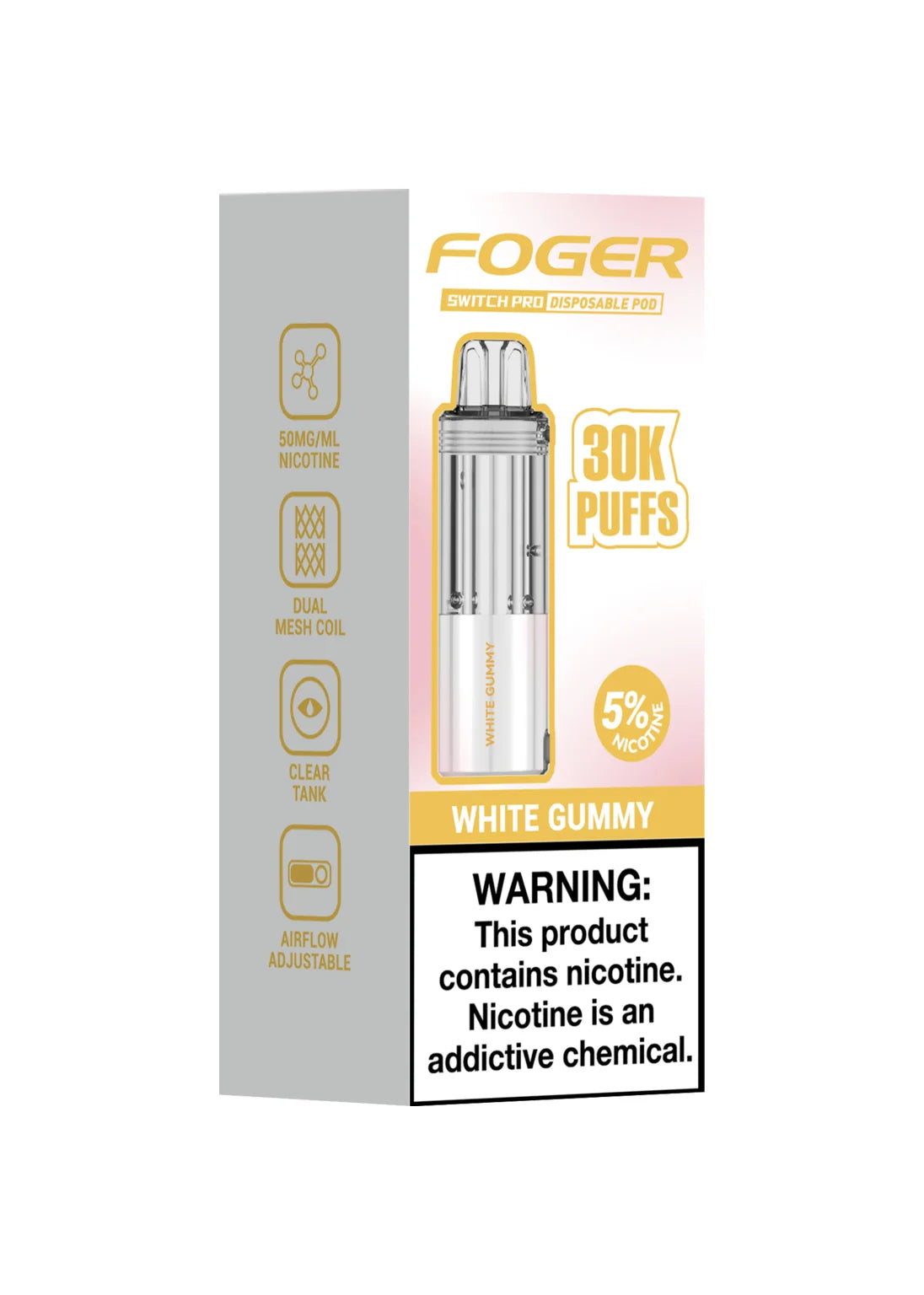FOGER POD WHITE GUMMY